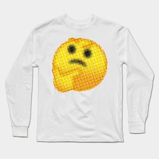 Emoji: Skeptic (Thinking Face) Long Sleeve T-Shirt